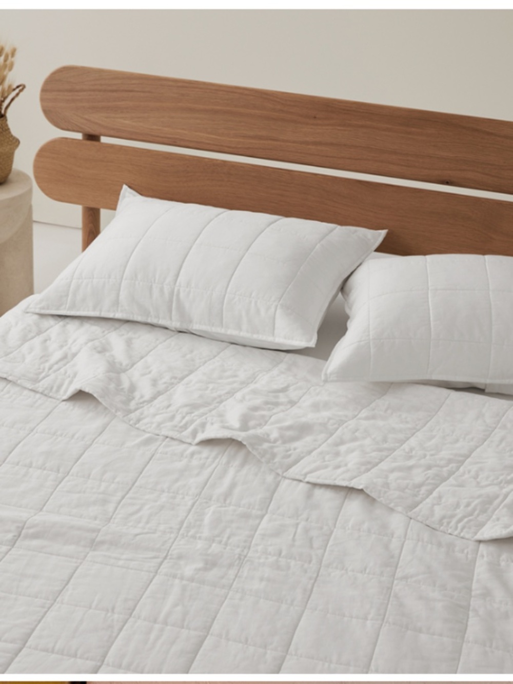 Pact Organic F/Q White Quilt